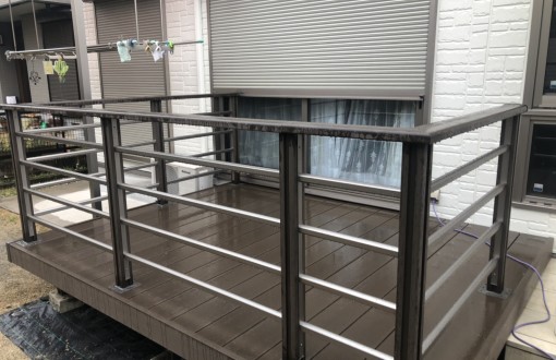 ウッドデッキ施工後