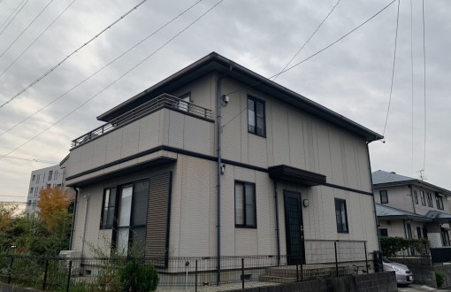 外壁屋根塗装前サイディング