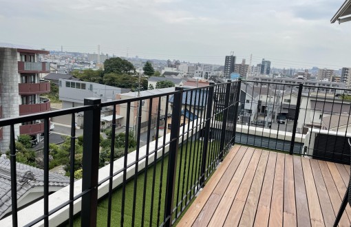 パラペット塗装前