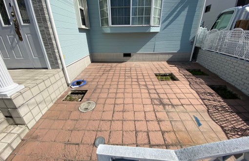 駐車場コンクリート施工前