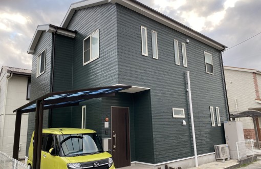 外壁塗装後RHピュアフレックス無機