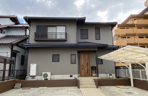 外壁塗装後ビーズコート