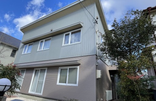 外壁塗装後RHピュアフレックス無機