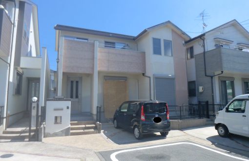 外壁屋根塗装前窯業系サイディング