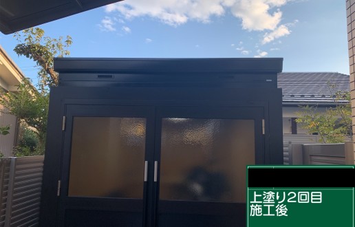 ［名古屋市守山区］倉庫塗装工事　H様邸サムネイル