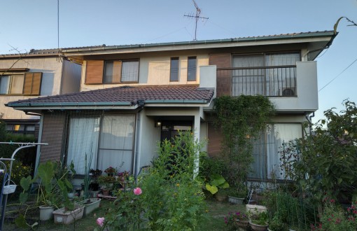 外壁屋根塗装前モルタル