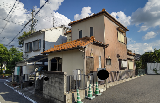 外壁塗装前モルタル