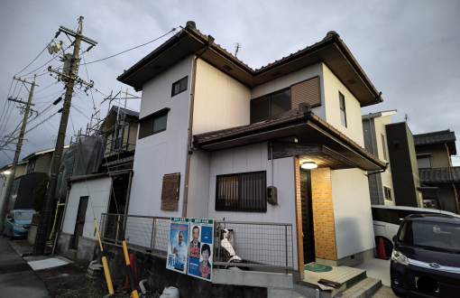 外壁塗装前窯業系サイディングボード