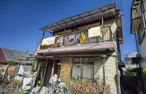 外壁塗装前金属サイディング