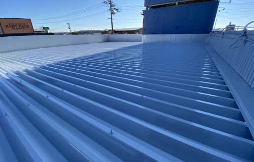 ［尾張旭市］屋根塗装工事　零式書店尾張旭店サムネイル