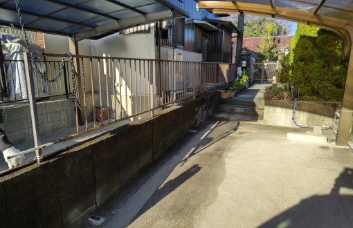 フェンス交換施工前