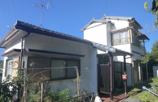 外壁塗装前モルタル