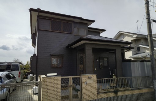 外壁塗装・屋根塗装後ナノシリコンｗ・快適サーモ