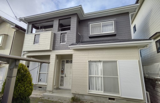 外壁塗装後ナノシリコンＷ