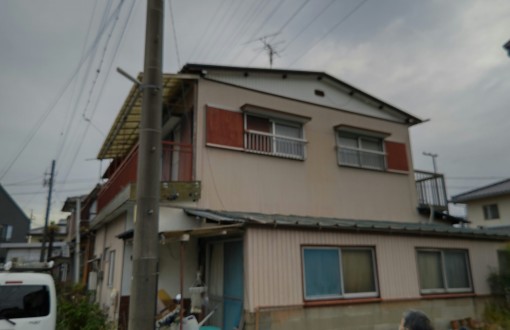 付帯塗装施工前