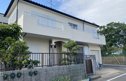 外壁塗装施工後RHピュアフレックス無機