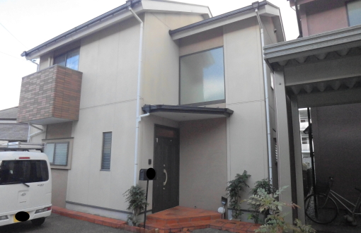 外壁屋根塗装前施工前サイディングボード