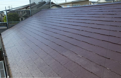 屋根塗装施工後セラルーフ