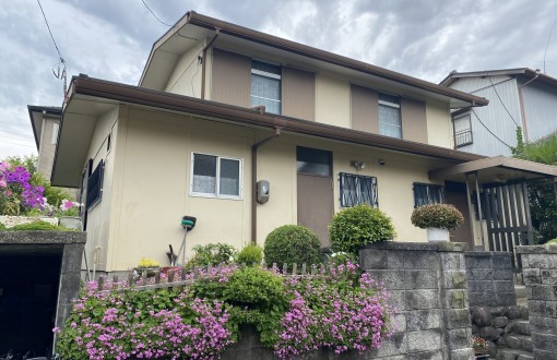 外壁塗装施工前サイディングボード