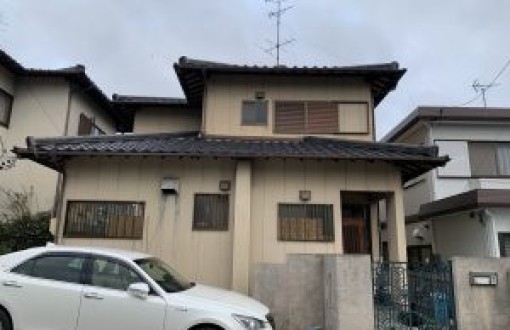 外壁塗装施工前サイデイング