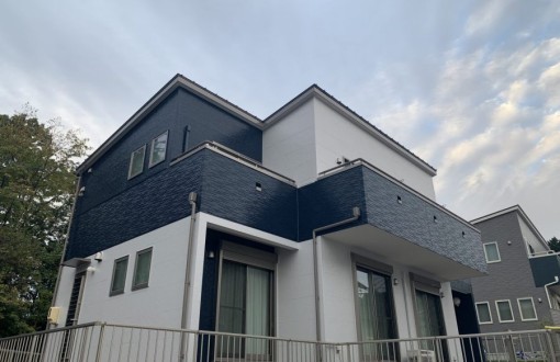 外壁塗装・防水工事施工後ｰセミフロンスーパーマイルドⅡ、FRP防水