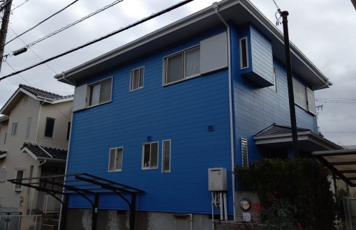 外壁塗装工事施工後ｰパーフェクトトップ