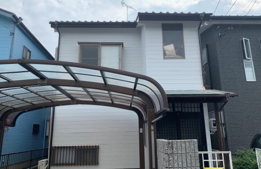 外壁塗装施工後ナノシリコンW