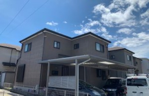 外壁塗装施工前サイディングボード