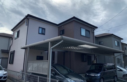 外壁塗装・屋根塗装工事施工後セミフロンスーパーマイルドⅡ