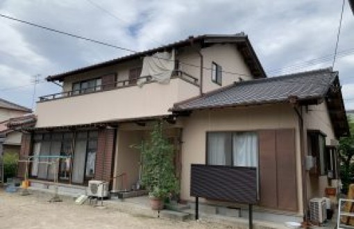 外壁塗装施工前サイデイング