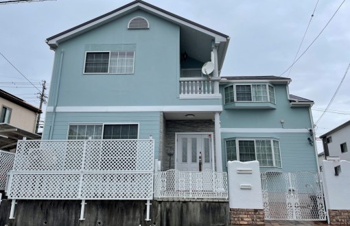 外壁塗装施工後ビーズコート