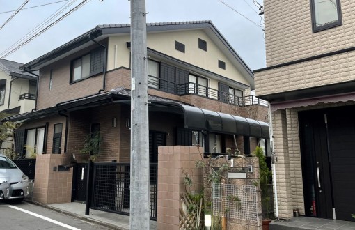 外壁塗装・防水工事施工後ｰビーズコートSi、ウレタン防水通気工法