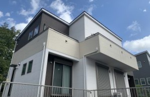 外壁塗装・防水工事施工前ｰサイデイング、ｶﾞﾘﾊﾞﾘｳﾑ網板