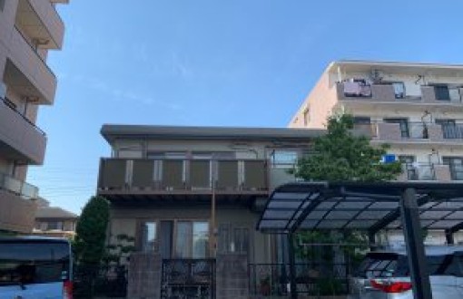 外壁・屋根塗装施工前－サイデイングボード