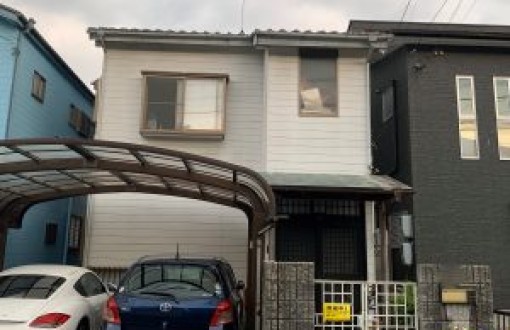 外壁塗装施工前サイディングボード