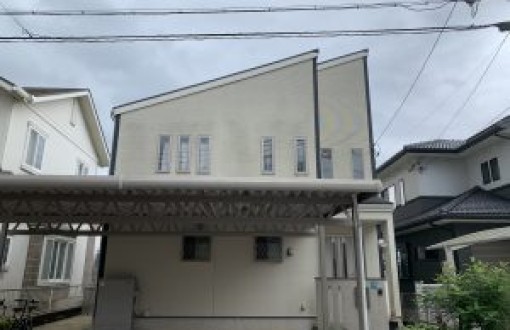 外壁塗装・防水工事施工前サイデイングボード