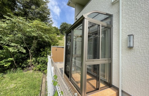 テラス施工後サンルーム