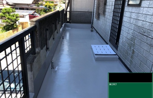 ［瀬戸市］ウレタン防水通気緩衝工法工事　A様邸サムネイル