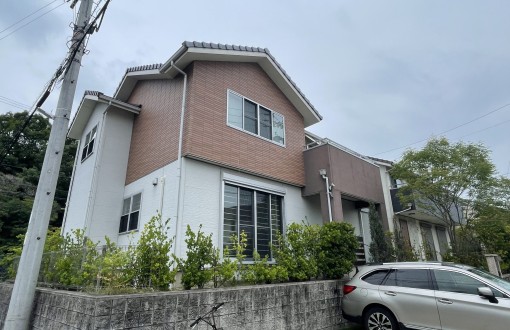 外壁塗装施工前サイディング