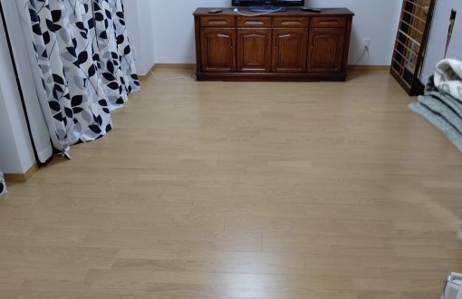 フローリング張替施工後