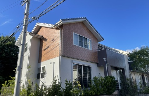 外壁塗装施工後RHピュアフレックス無機