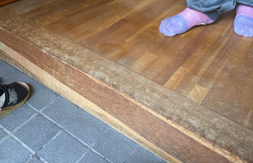 フローリング施工前