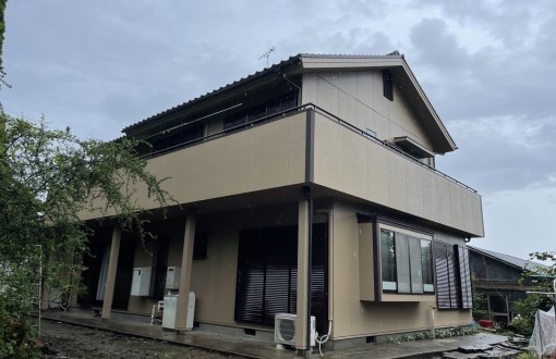 外壁塗装施工後RHピュアフレックス無機