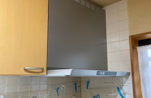 キッチン換気扇交換施工後