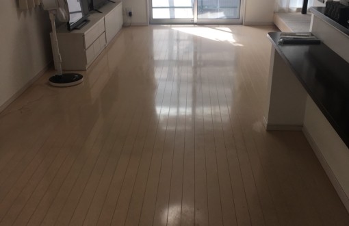 フロアタイル施工前