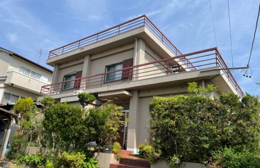 外壁塗装施工前モルタル