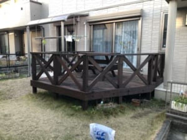 ウッドデッキ解体サムネイル