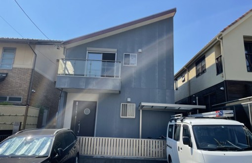 外壁塗装施工前サイディング