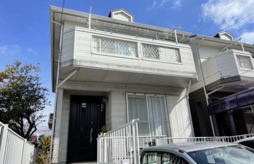 外壁塗装施工前サイディング