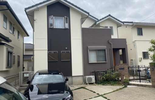 外壁塗装施工後サイディングボード